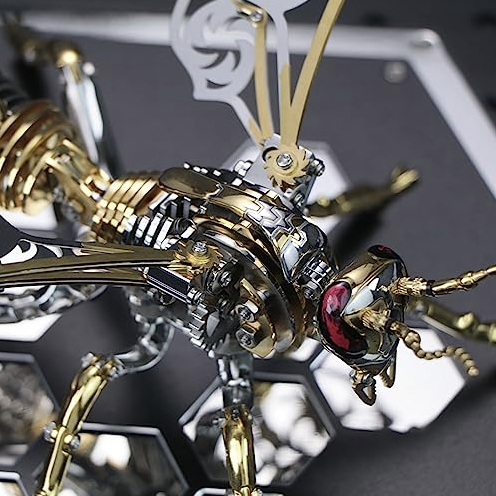Billede af 3D Wasp Gold/Silver Metal Puzzle