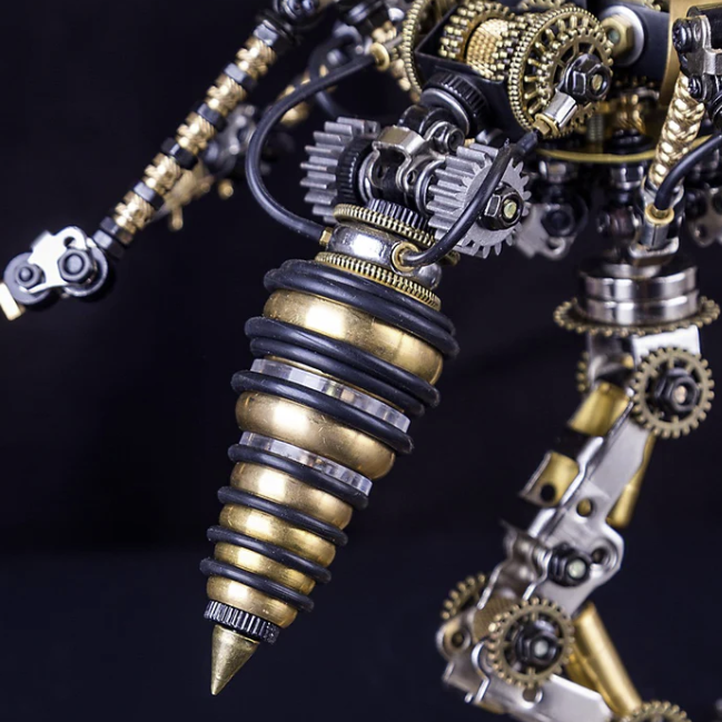 Billede af 3D Wasp On Pole Metal Puzzle