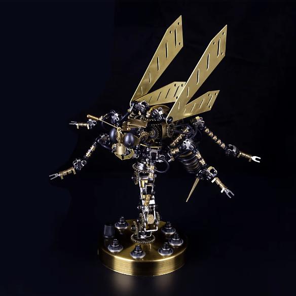Billede af 3D Wasp On Pole Metal Puzzle