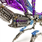 Billede af 3D Giant Praying Mantis Blue/Purple/Silver