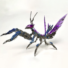 Billede af 3D Giant Praying Mantis Blue/Purple/Silver