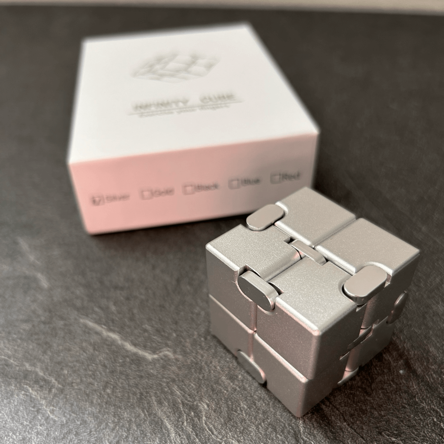 Billede af Infinity Cube Metal Silver