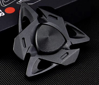 Billede af Black Metal Shark Spinner