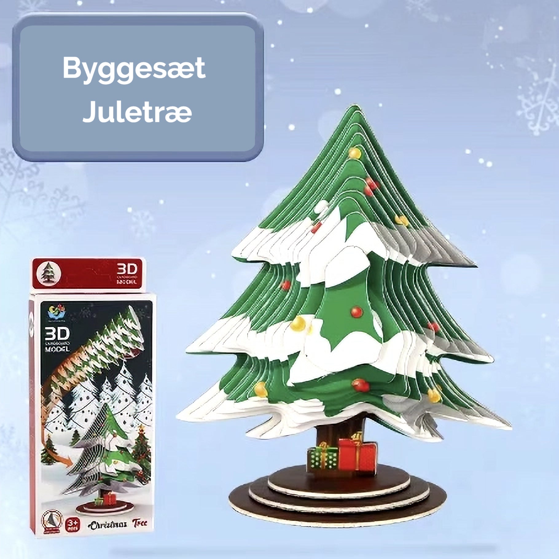 Billede af 3D Paper Puzzle Juletræ - Byggesæt