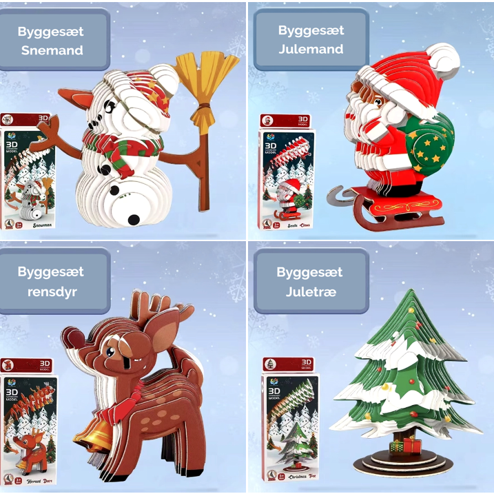 Billede af 3D Paperpuzzle - Jule samling