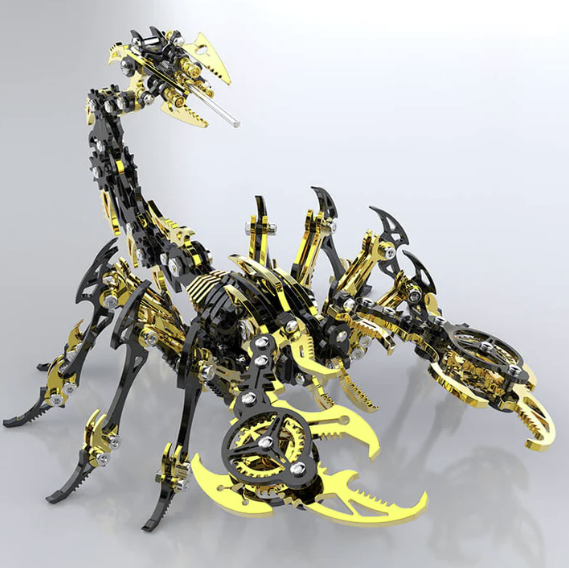 Billede af 3D Scorpion Black/Gold Metal Puzzle