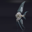 Billede af 3D Angel Fish Blue Metal Puzzle