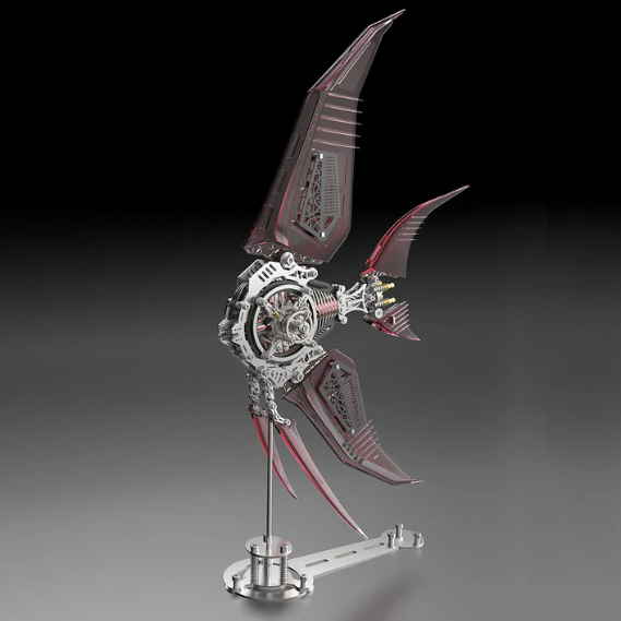 Billede af 3D Angel Fish Red Metal Puzzle