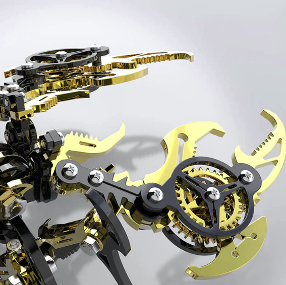 Billede af 3D Scorpion Black/Gold Metal Puzzle
