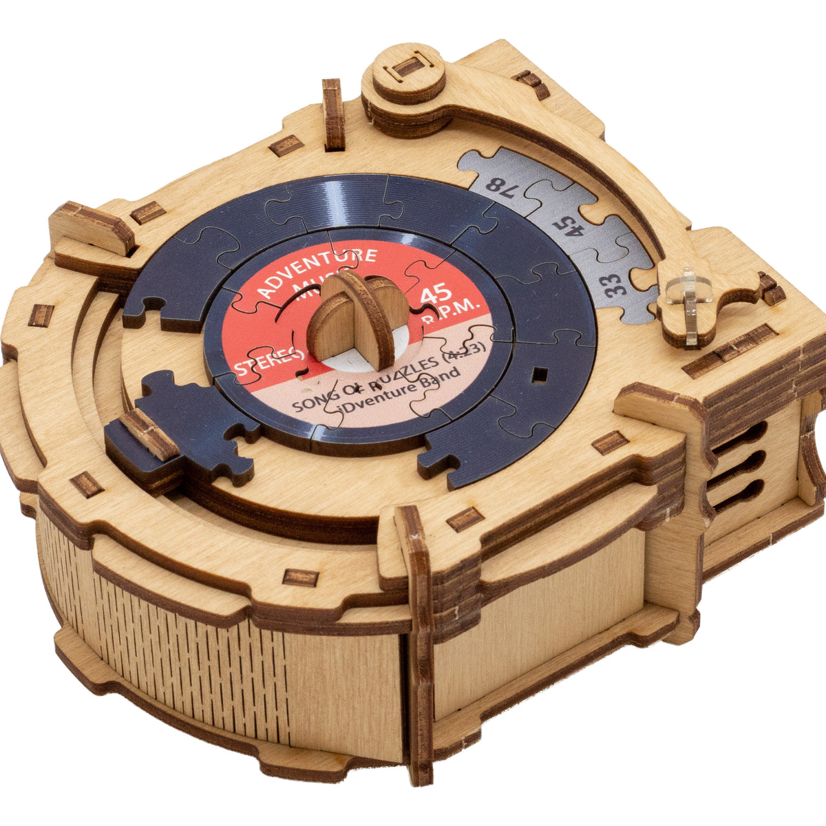 Detaljebillede af Record Player – Gift Puzzle Money Box