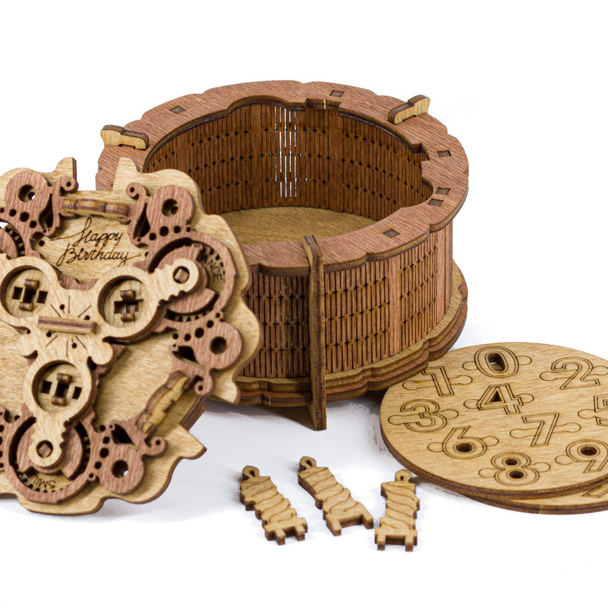 Detaljebillede af Birthday Cake - Gift Puzzle Money Box