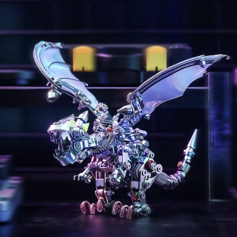 Detaljebillede af 3D Nidhogg Dragon metal puzzle