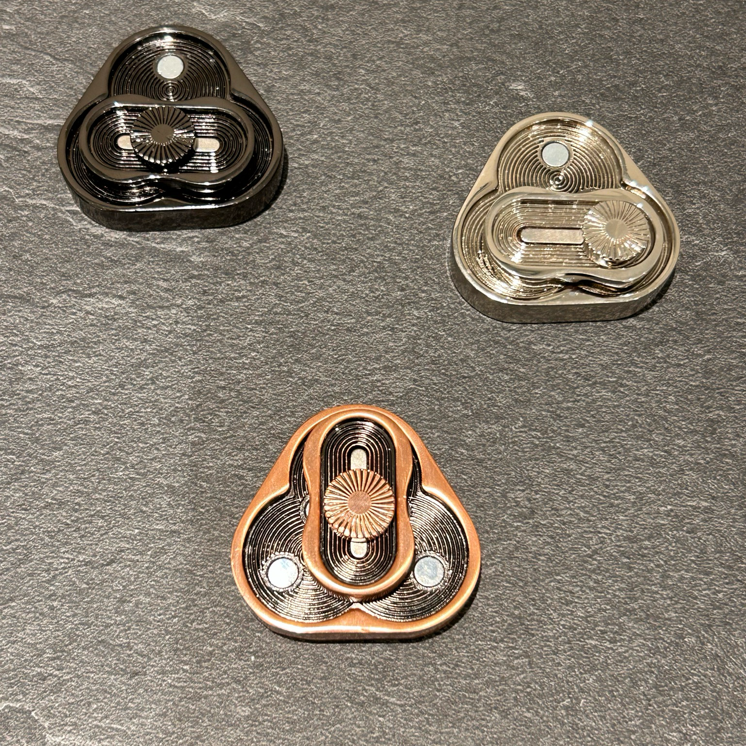 Billede af Silver Metal Triangle Slider