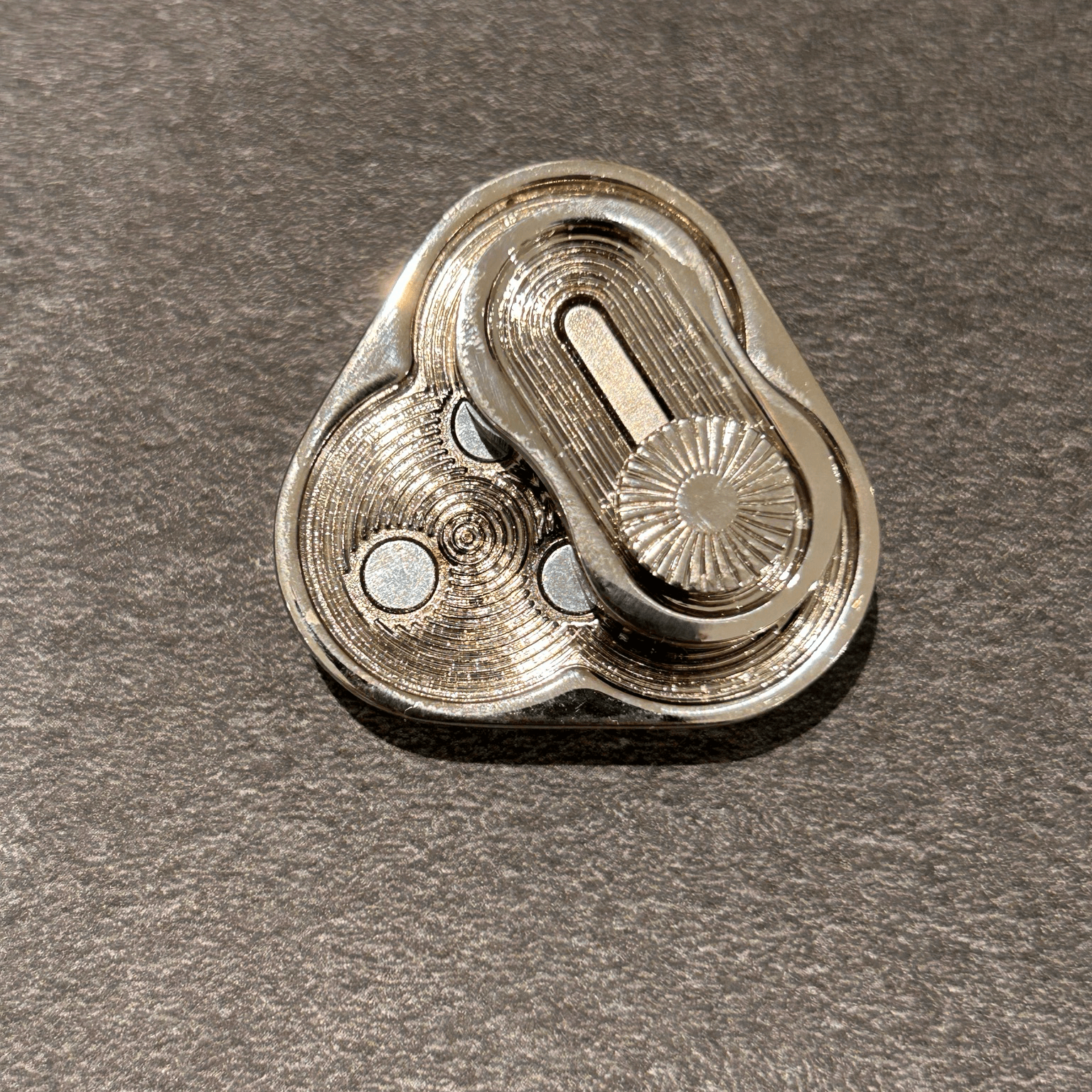 Billede af Silver Metal Triangle Slider