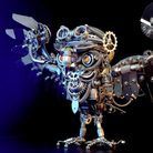 Billede af 3D Steampunk Owl Metal Puzzle