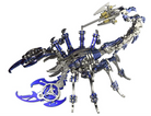 Billede af 3D Scorpio Metal Puzzle Blue/Silver