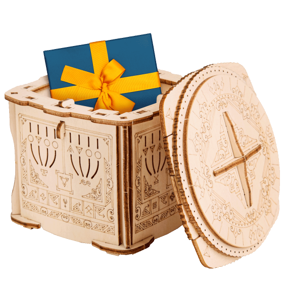 Emballage til Secret Lock Box fra EscapeWelt – Gift Box fra Puzzles & More