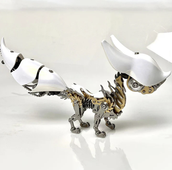Billede af 3D Metal Puzzle White Fox