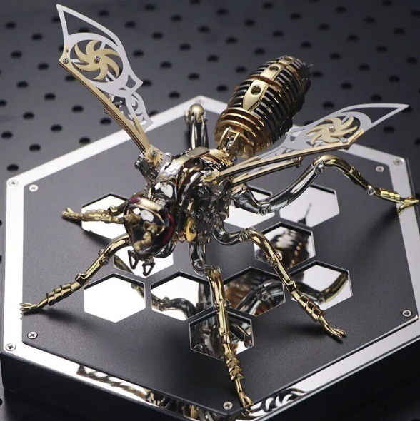 Billede af 3D Wasp Gold/Silver Metal Puzzle - Value Pack