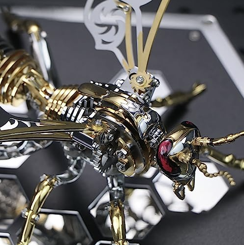 Billede af 3D Wasp Gold/Silver Metal Puzzle