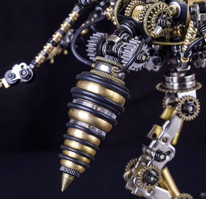 Billede af 3D Wasp On Pole Metal Puzzle