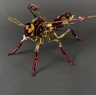 Billede af 3D Wasp Gold/Red