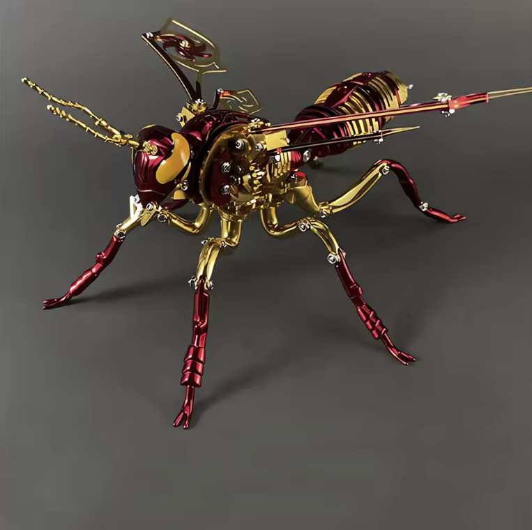 Billede af 3D Wasp Gold/Red
