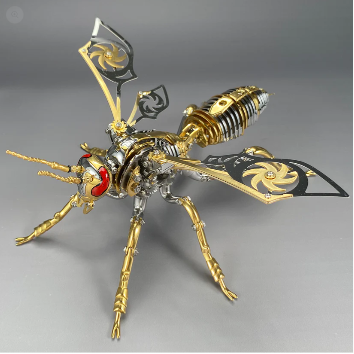 Billede af 3D Wasp Gold/Silver Metal Puzzle