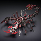 Billede af 3D Scorpio Metal Puzzle Red/Silver