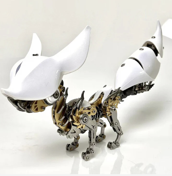 Billede af 3D Metal Puzzle White Fox