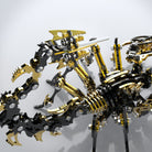 3D metal skorpion sort guld farve 