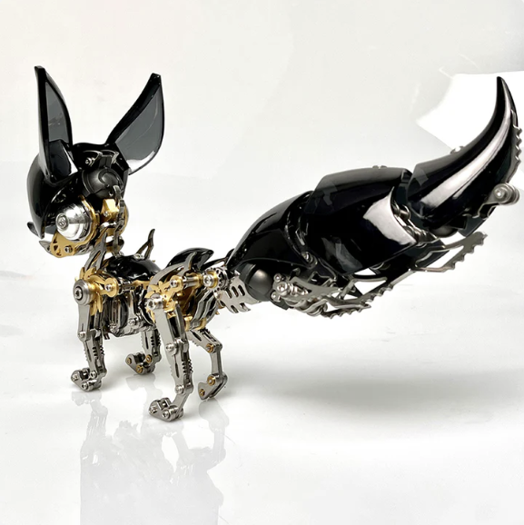 Billede af 3D Metal Puzzle Black Fox