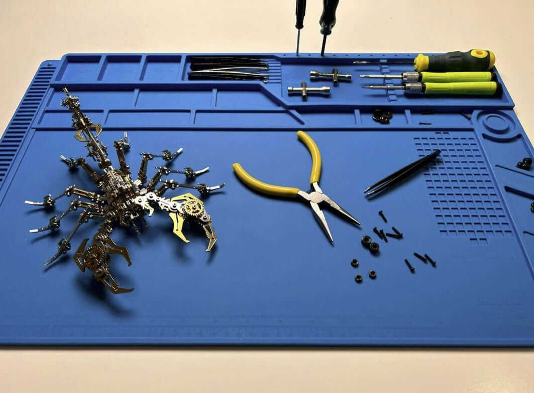 Billede af 3D Scorpion Black/Gold Metal Puzzle - Value Pack