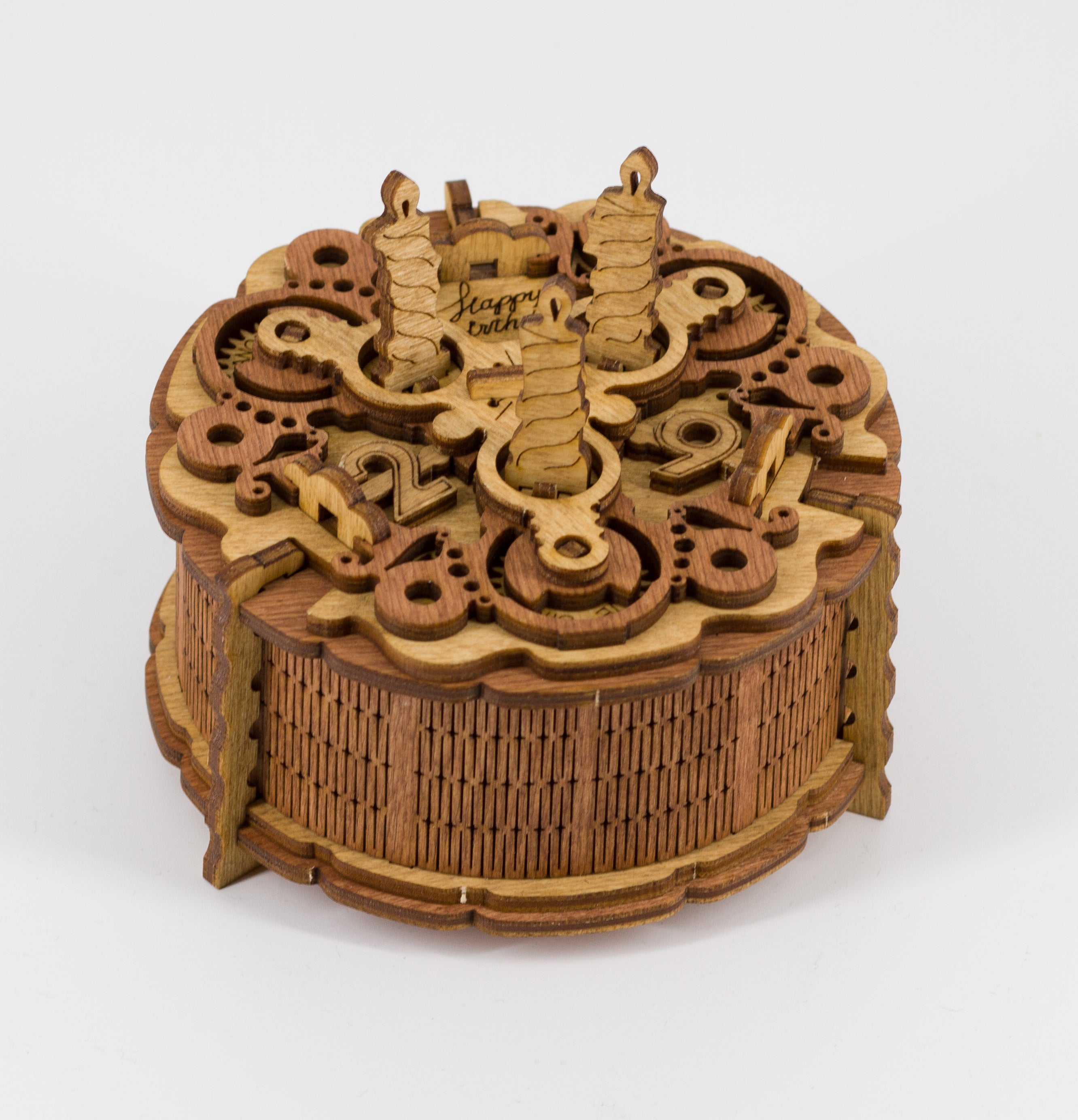 Detaljebillede af Birthday Cake - Gift Puzzle Money Box