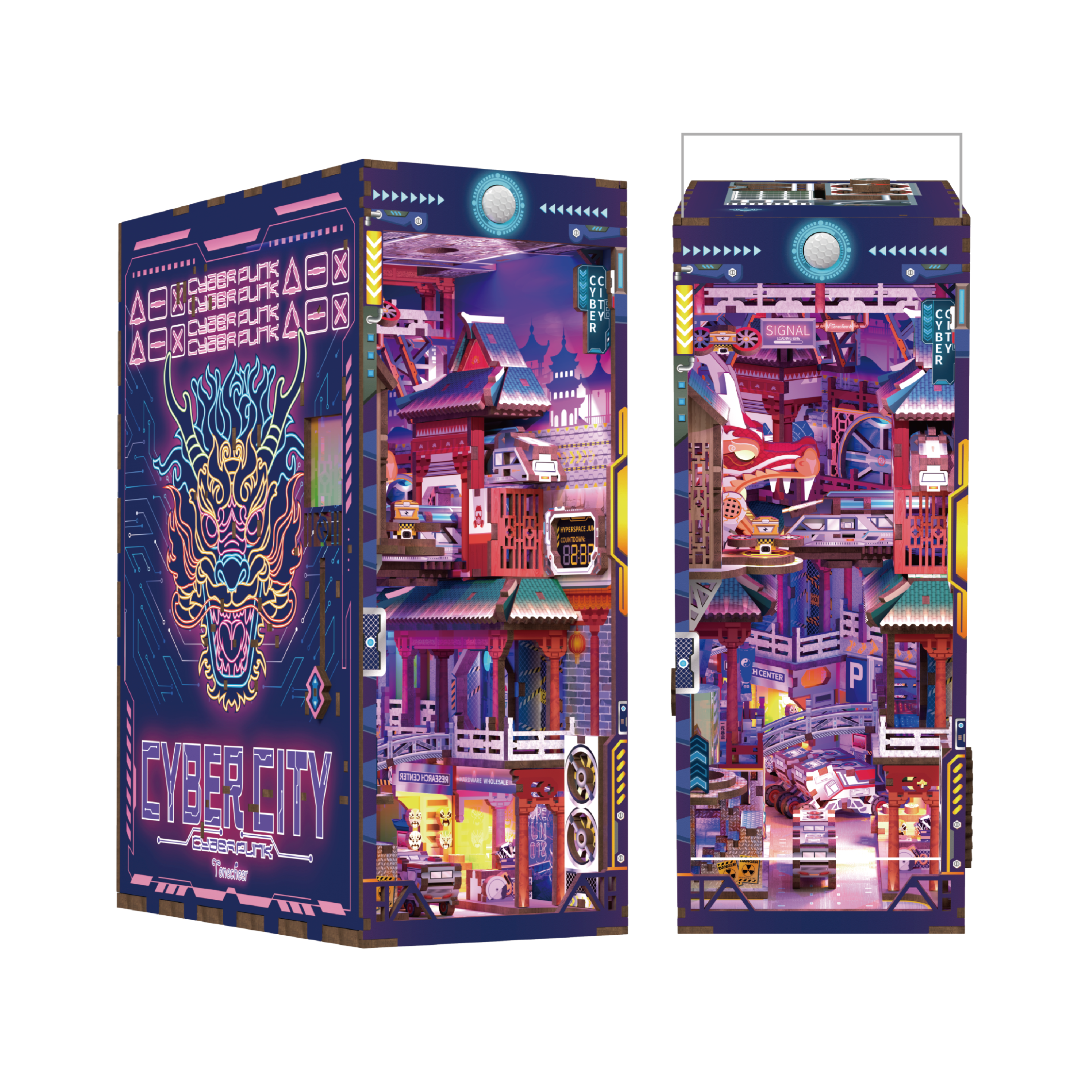 Tonecheer Cyber City – Mekanisk DIY Book Nook