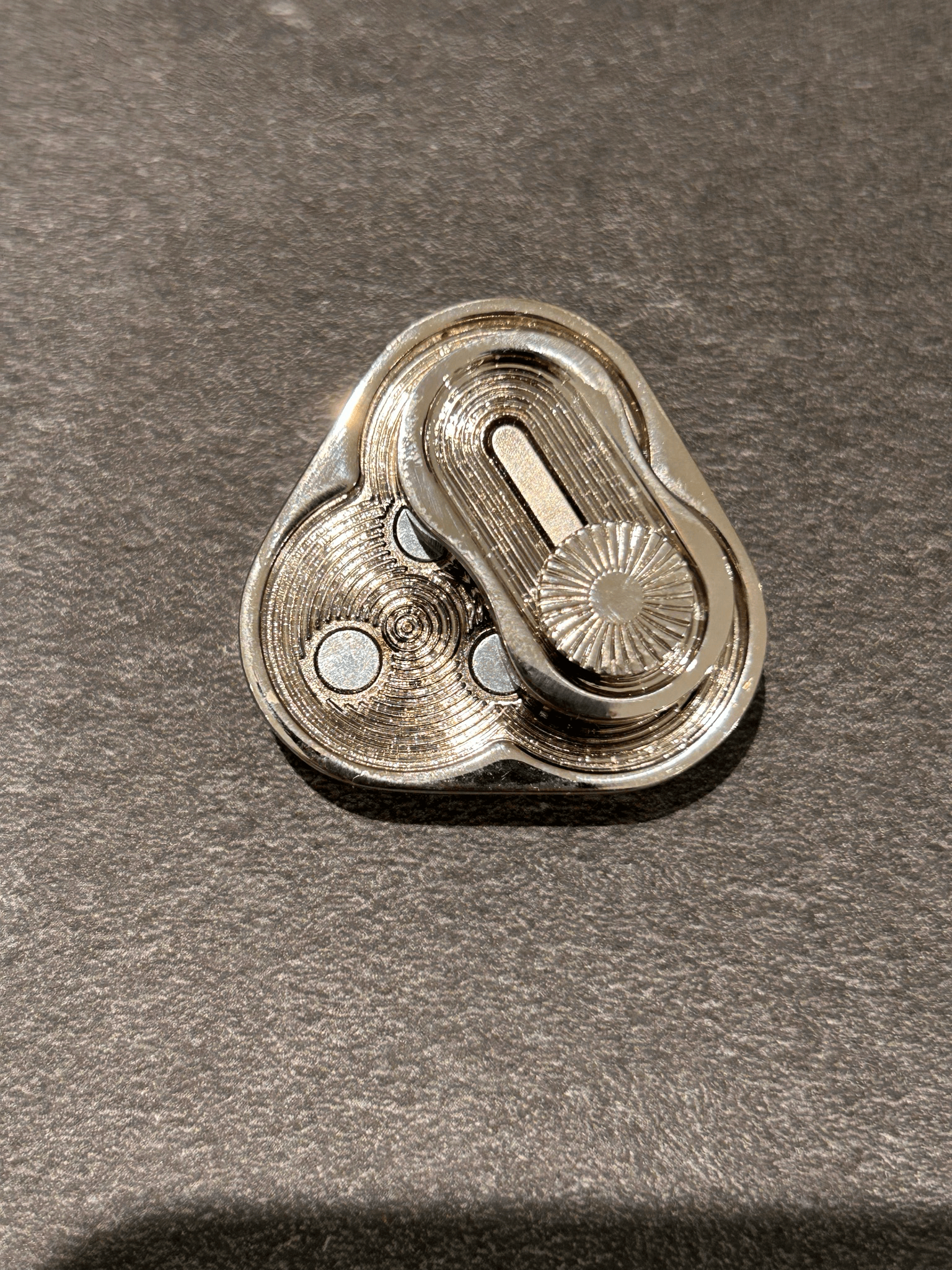 Billede af Silver Metal Triangle Slider