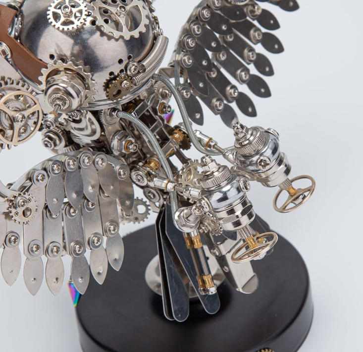 Billede af 3D Steampunk Owl Metal Puzzle
