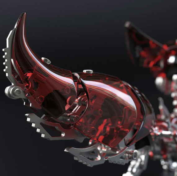 Billede af 3D Fox Metal Puzzle + 3D Wand Metal Puzzle