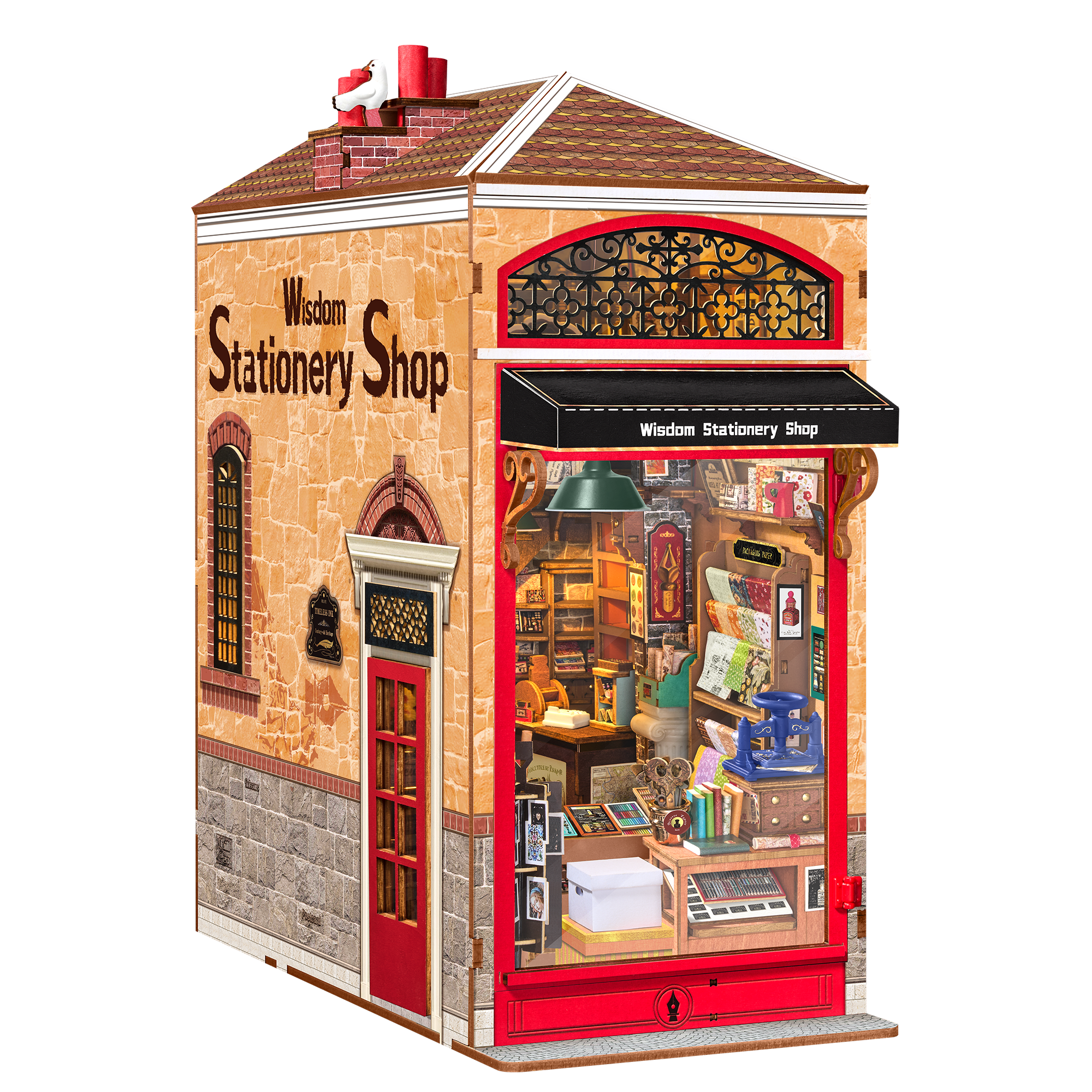 Rolife Wisdom Stationery Shop – DIY Book Nook